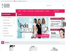 Tablet Screenshot of linda-fashion.sk